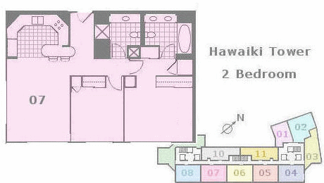 繝上Ρ繧､繧ｭ繧ｿ繝ｯ繝ｼ 髢灘叙繧雁峙縲�Hawaiki Tower Floorplan