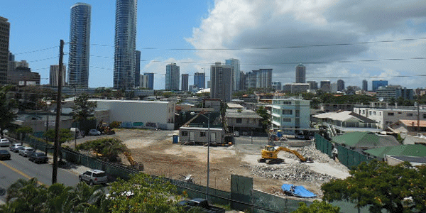 eb5永住権取得プログラムの新築コンドミニアム建設予定地